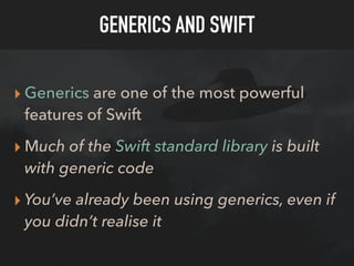 Real World Generics In Swift | PPT