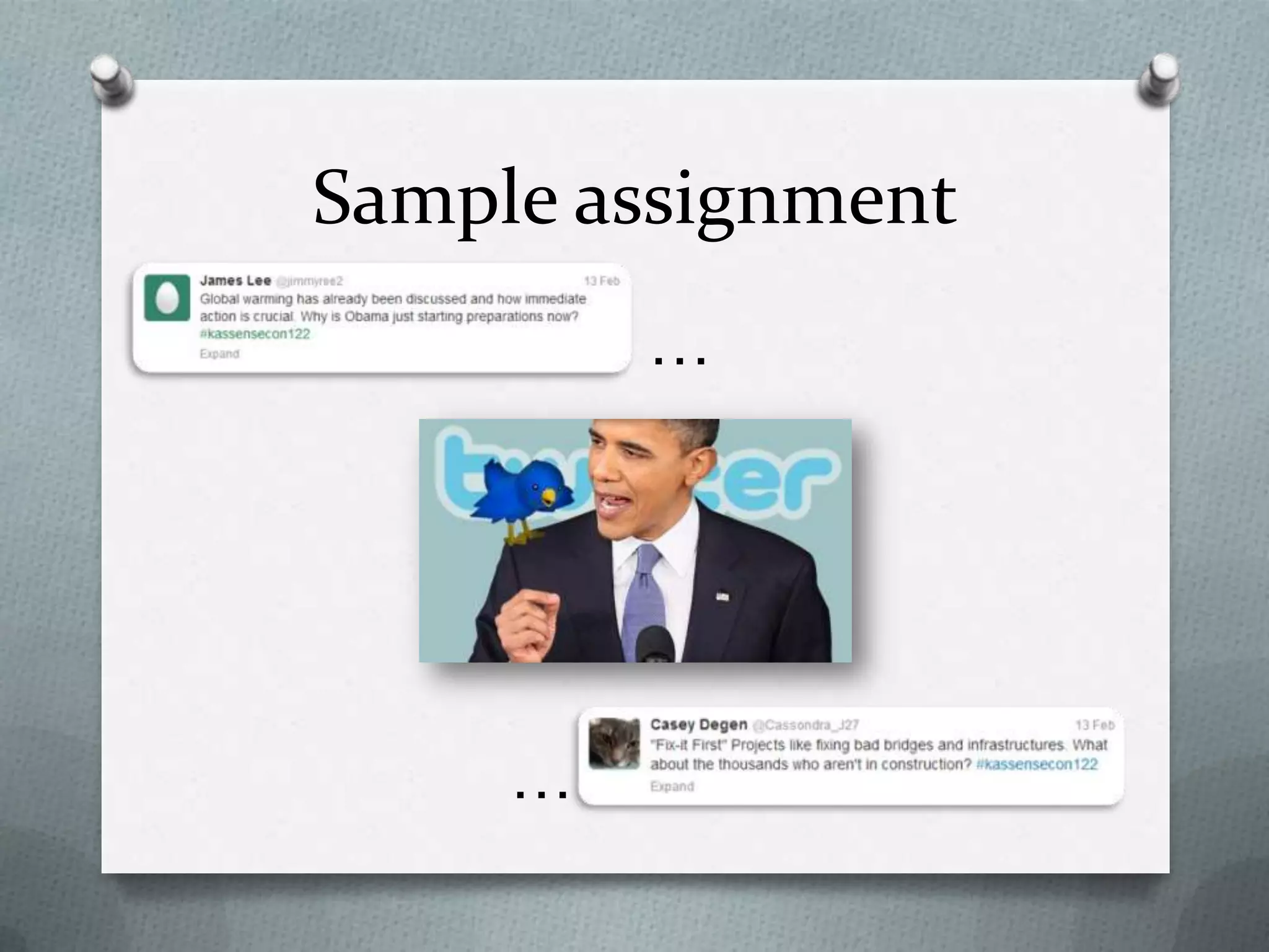 Sample assignment
…
…
 