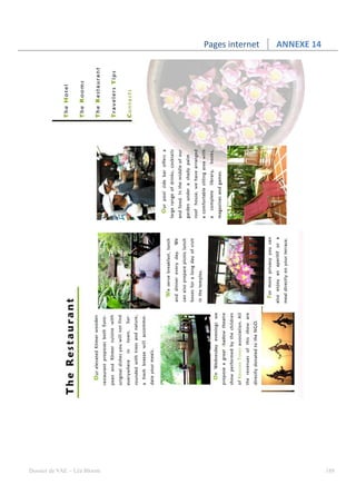 Pages internet   ANNEXE 14




Dossier de VAE – Léa Bloom                                188
 