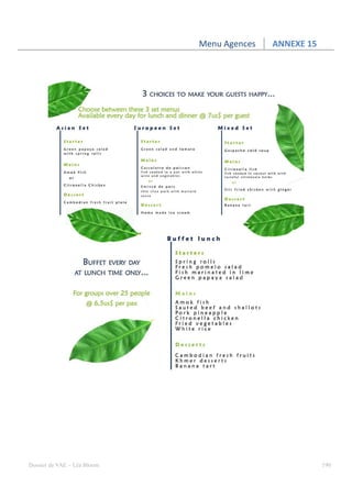 Menu Agences   ANNEXE 15




Dossier de VAE – Léa Bloom                              190
 