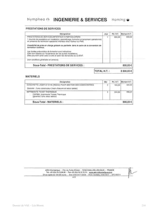 Dossier de VAE – Léa Bloom   216
 