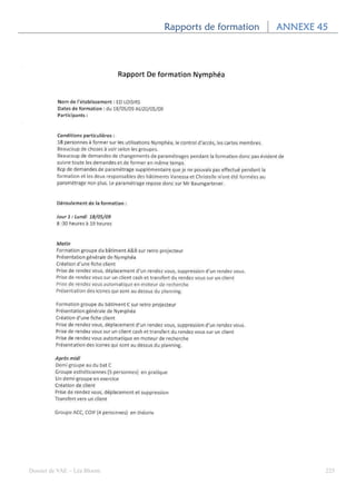 Rapports de formation   ANNEXE 45




Dossier de VAE – Léa Bloom                                   225
 