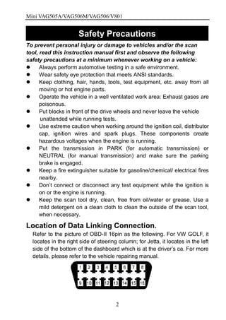 Vag 509 scan tool user manual PDF