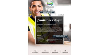 Vagas de Emprego - Goiânia e Região - 19-01-2018