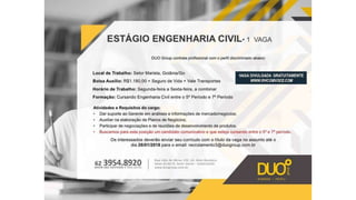 Vagas de Emprego - Goiânia e Região - 19-01-2018