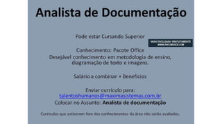 Vagas de Emprego - Goiânia e Região - 19-01-2018