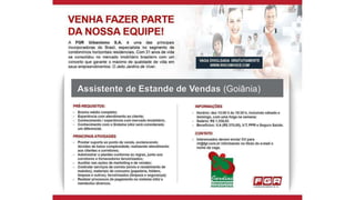 Vagas de Emprego - Goiânia e Região - 19-01-2018