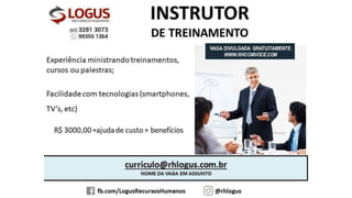 Vagas de Emprego - Goiânia e Região - 19-01-2018