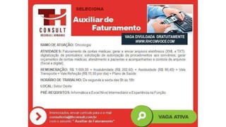 Vagas de Emprego - Goiânia e Região - 19-01-2018