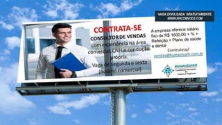 Vagas de Emprego - Goiânia e Região - 19-01-2018