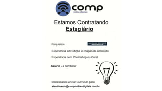 Vagas de Emprego - Goiânia e Região - 19-01-2018