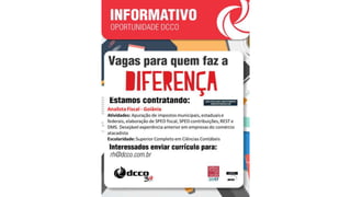 Vagas de Emprego - Goiânia e Região - 19-01-2018