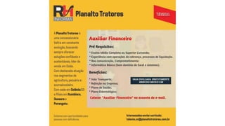 Vagas de Emprego - Goiânia e Região - 19-01-2018