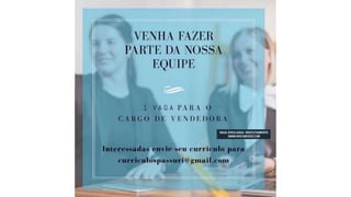Vagas de Emprego - Goiânia e Região - 19-01-2018