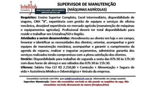 Vagas de Emprego - Goiânia e Região - 19-01-2018