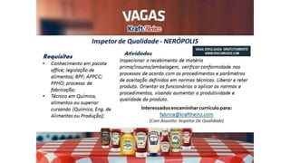 Vagas de Emprego - Goiânia e Região - 19-01-2018