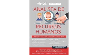 Vagas de Emprego - Goiânia e Região - 19-01-2018