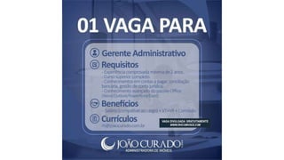 Vagas de emprego - Goiânia e Região - 29-08-2017