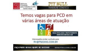 Vagas de emprego - Goiânia e Região - 29-08-2017