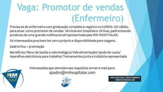 Vagas de emprego - Goiânia e Região - 29-08-2017