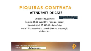 Vagas de emprego - Goiânia e Região - 29-08-2017