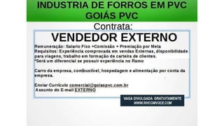 Vagas de emprego - Goiânia e Região - 29-08-2017