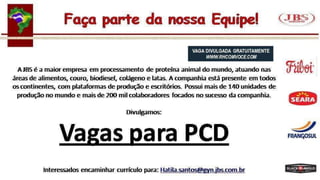 Vagas de emprego - Goiânia e Região - 29-08-2017