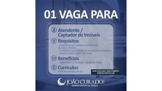 Vagas de emprego - Goiânia e Região - 29-08-2017