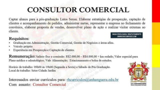 Vagas de emprego - Goiânia e Região - 29-08-2017