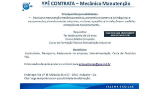 Vagas de emprego - Goiânia e Região - 29-08-2017