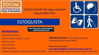 Vagas de emprego - Goiânia e Região - 29-08-2017
