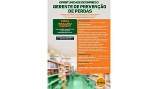 Vagas de emprego - Goiânia e Região - 29-08-2017