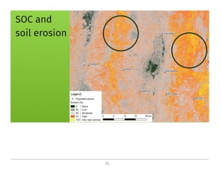 On the critical role of soil organic carbon in landscapes