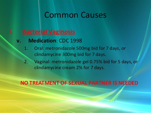 Vaginal discharge