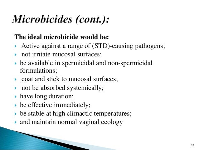 Launch of microbicide expected to AID in the prevention of STD'S and HIV