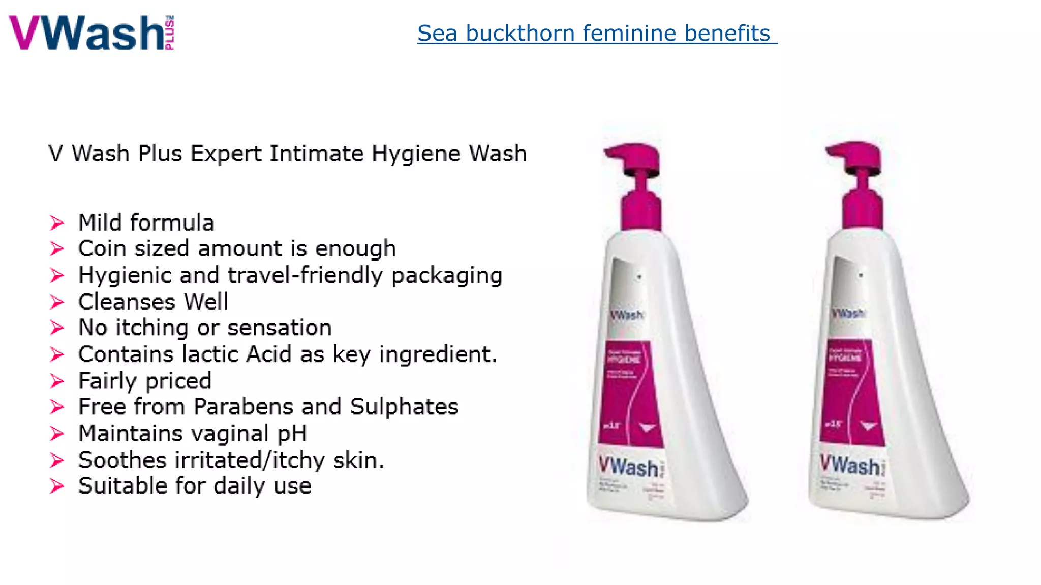 Vaginal wash ph balance