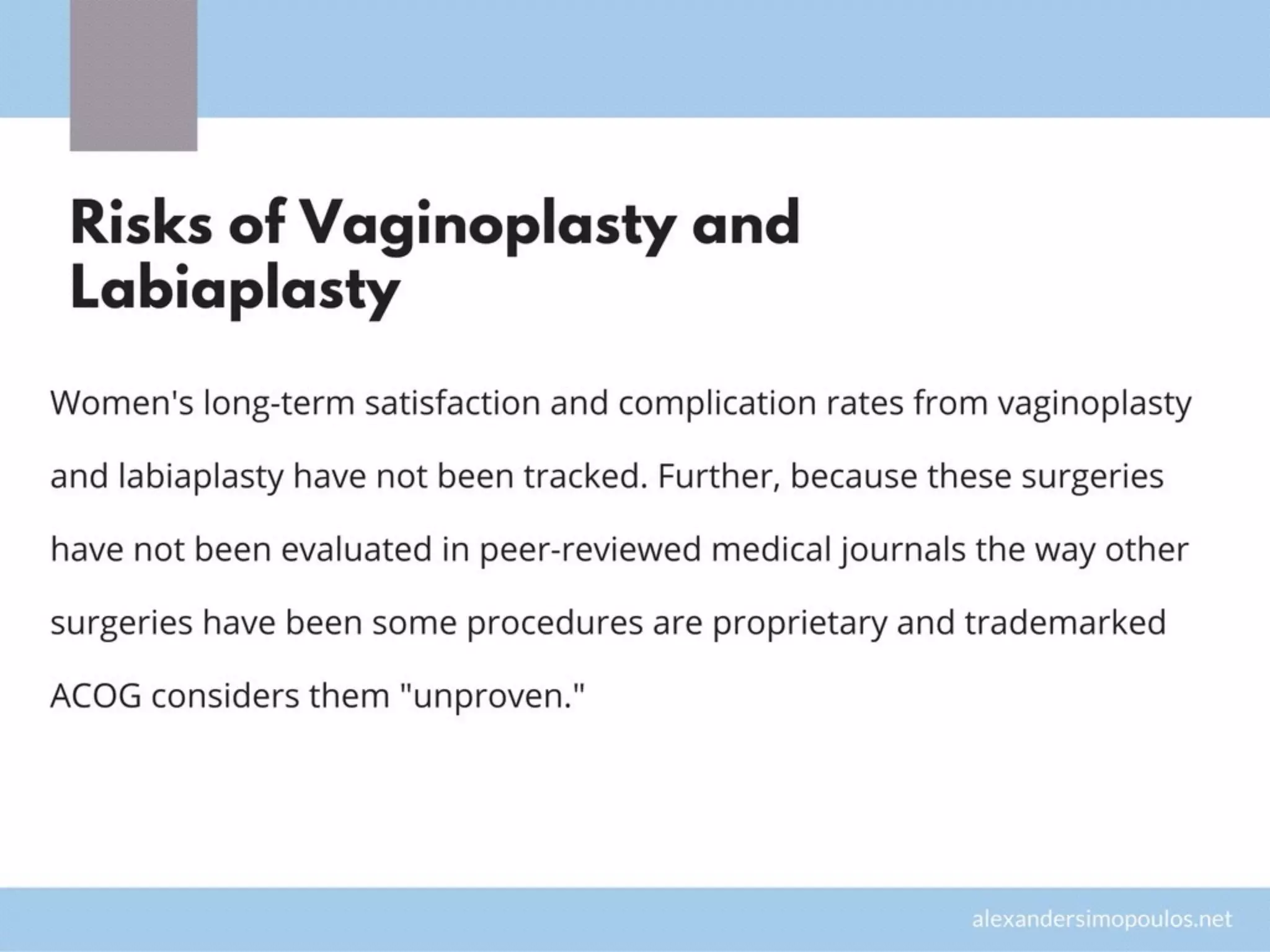 Vaginoplasty and labiaplasty procedures | PDF