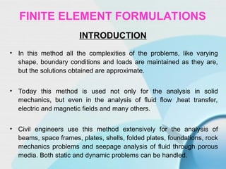 FINITE ELEMENT SOLUTION USING FIRST ORDER SHEAR DEFORMATION THEORY FOR ...