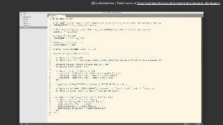 @rachelandrew | Read more at http://rachelandrew.co.uk/presentations/puppet-developers
 