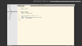 @rachelandrew | Read more at http://rachelandrew.co.uk/presentations/puppet-developers
 