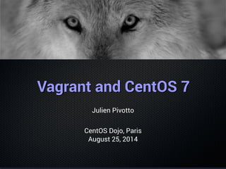 Vagrant and CentOS 7