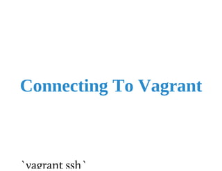Vagrant puppet