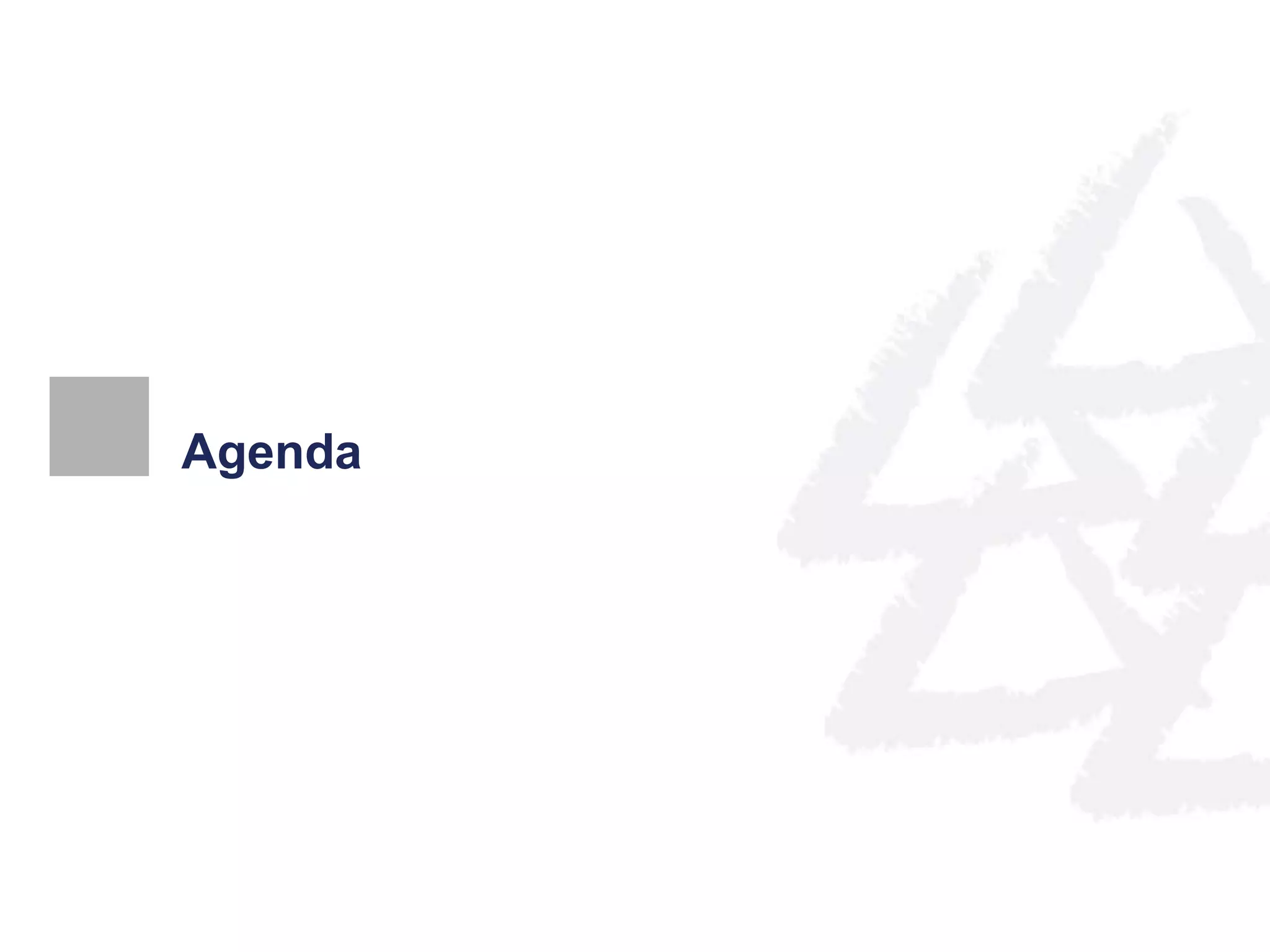 Agenda 
 