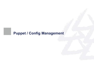 Puppet / Config Management 
 