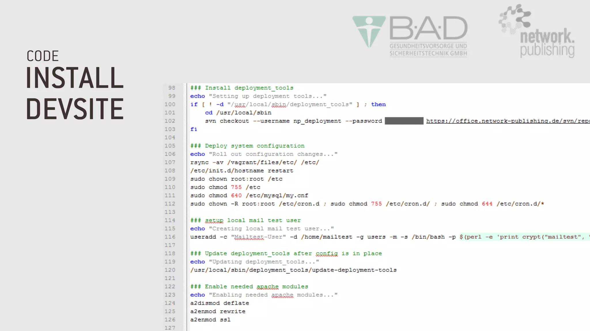 INSTALL
DEVSITE
CODE
 