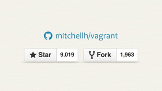 mitchellh/vagrant!
 