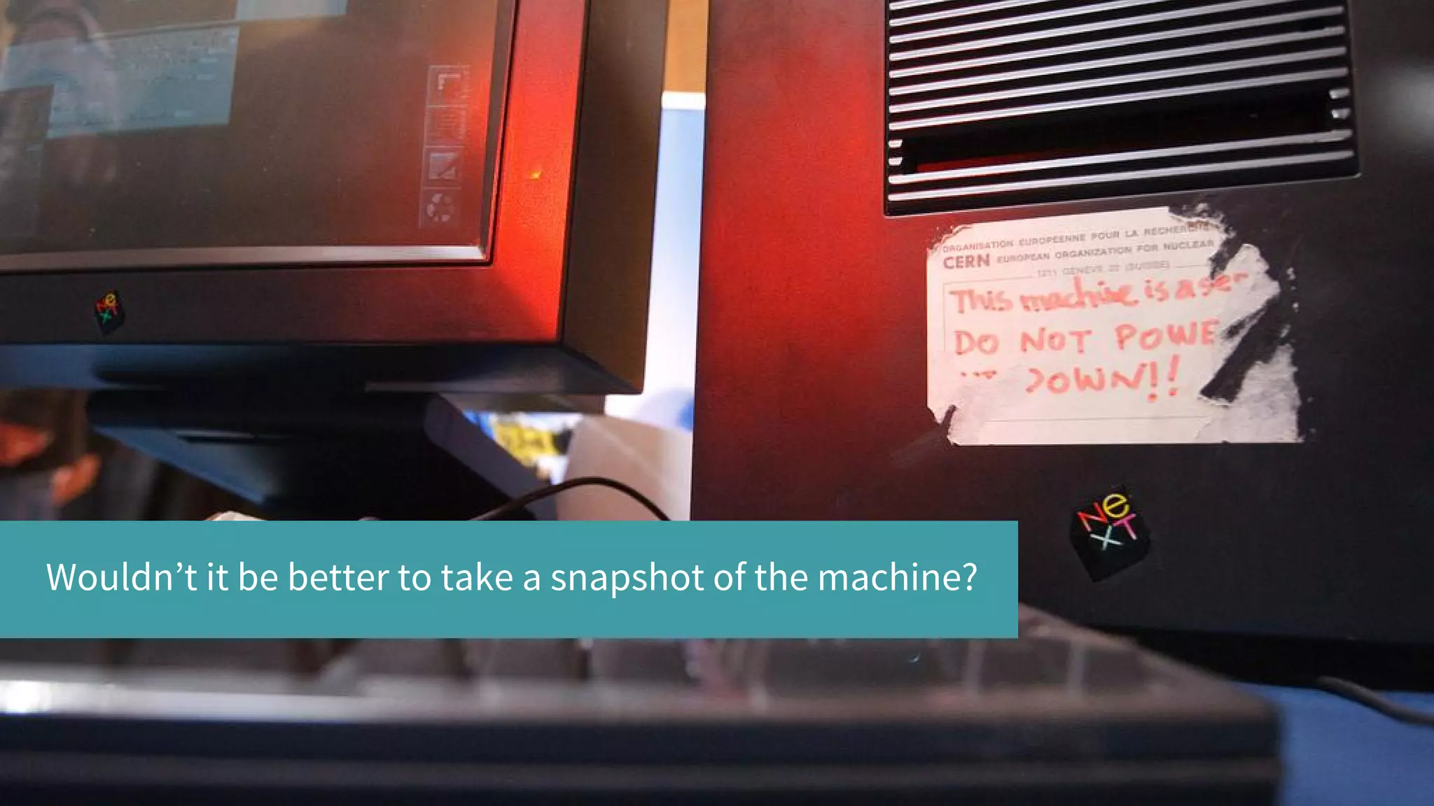 Wouldn’t it be better to take a snapshot of the machine?
 