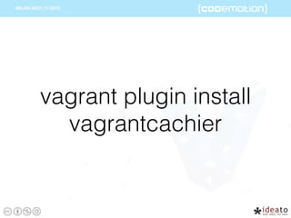 vagrant plugin install
vagrantcachier
 