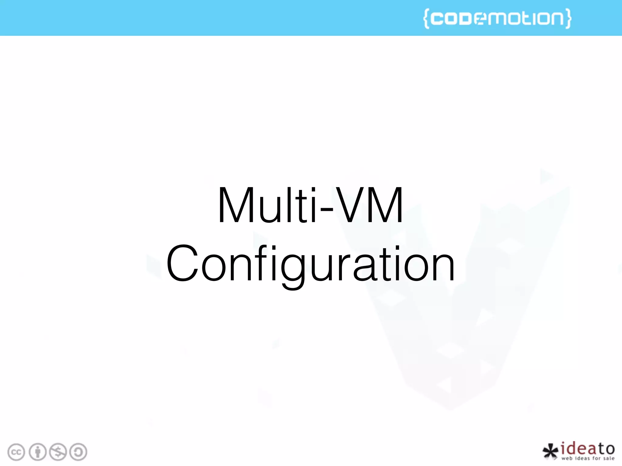 Multi-VM
Conﬁguration
 