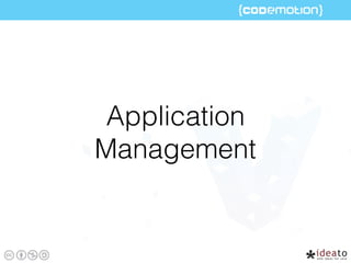 Application
Management
 